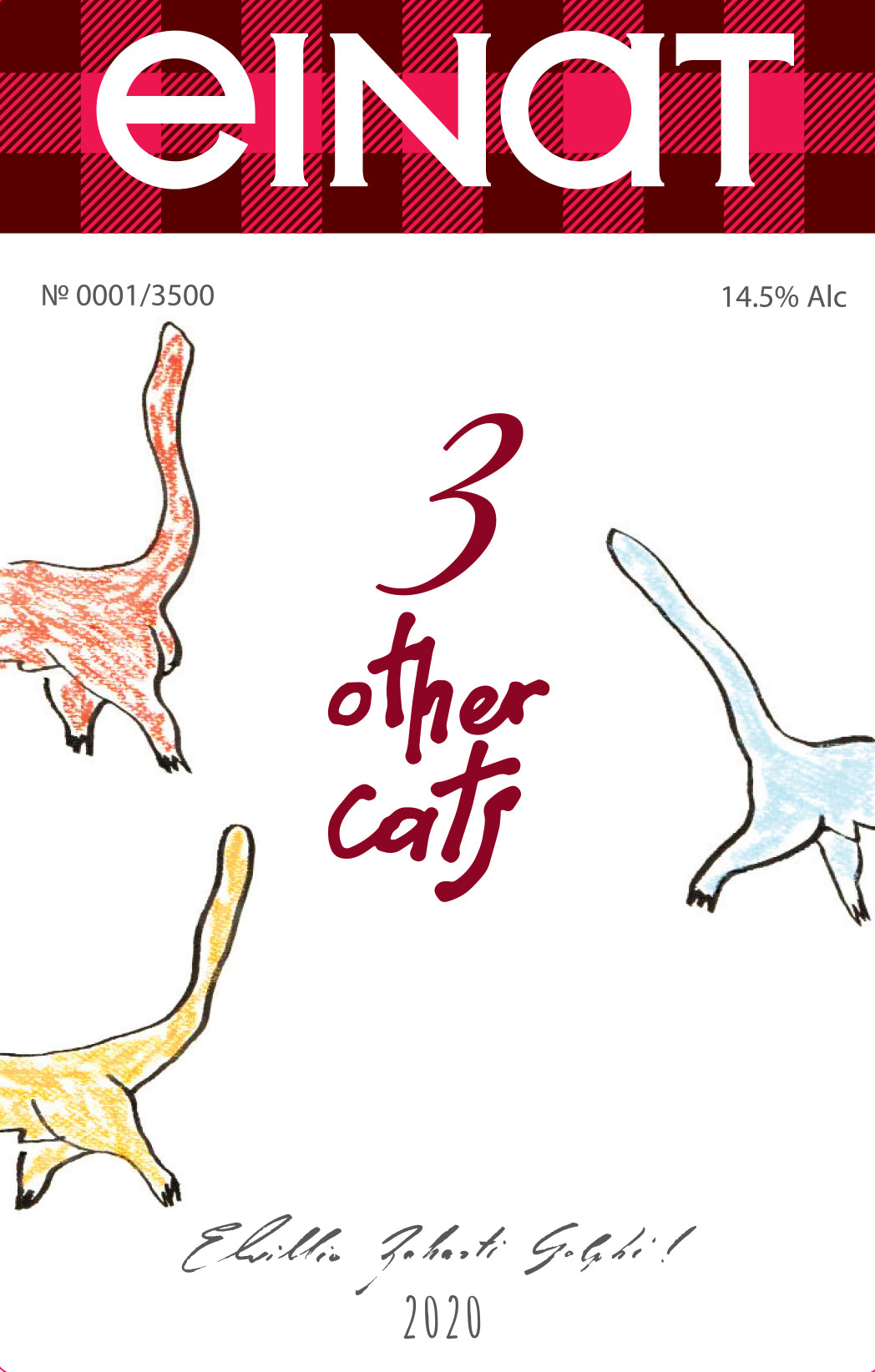 Красное сухое "3 Other Cats"